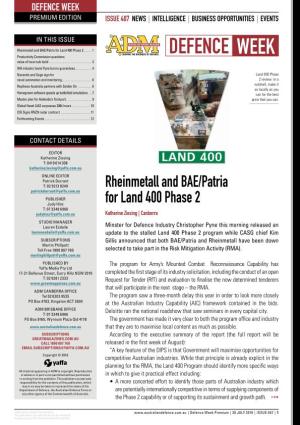 Defence Week Premium 407 PDF Version
